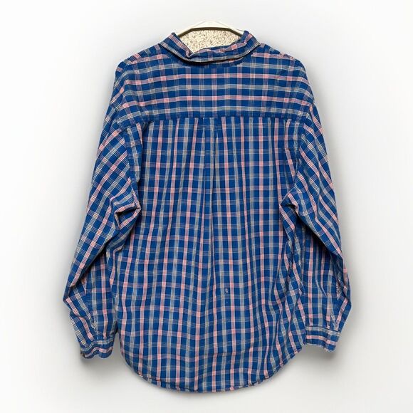 Carhartt Mens Blue Plaid Button-Up Size XL  RN 14806 - Picture 2 of 6